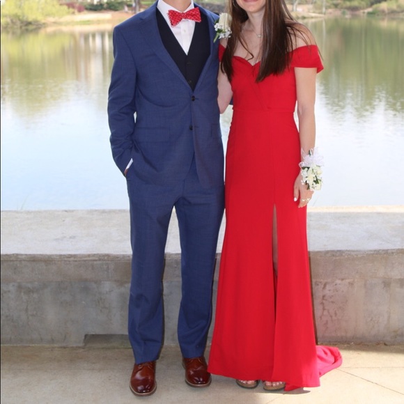 Red Formal Prom Dress - Picture 2 of 2